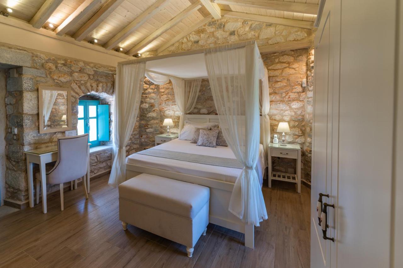 Olea Hotel Pírgos Dhiroú Bagian luar foto