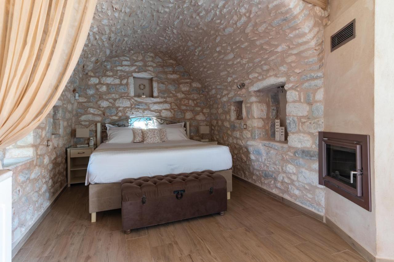 Olea Hotel Pírgos Dhiroú Bagian luar foto